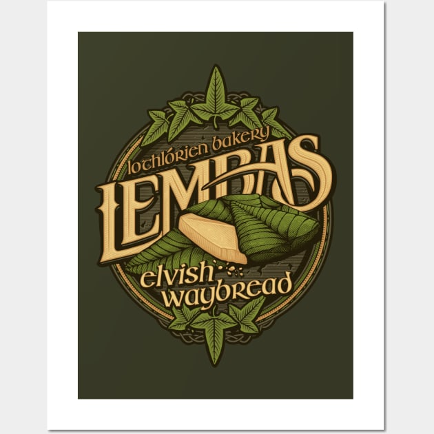 Lembas Bread Wall Art by CoryFreemanDesign